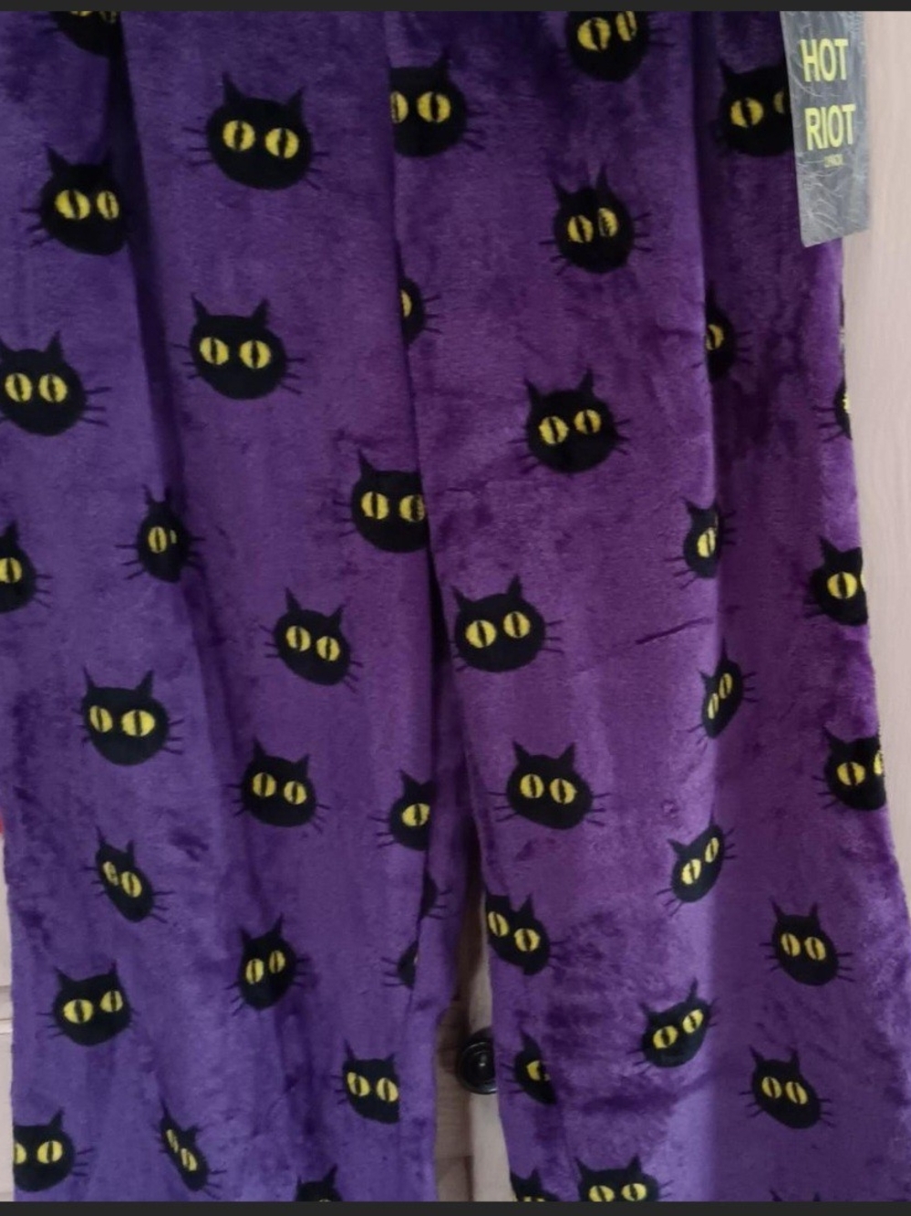 Women' Purple Cat Print Pajama Pants🐱🐱🐱🐱💤💤💤💤